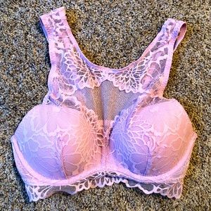 Victoria’s Secret PINK Lace High Neck Bra 34A
